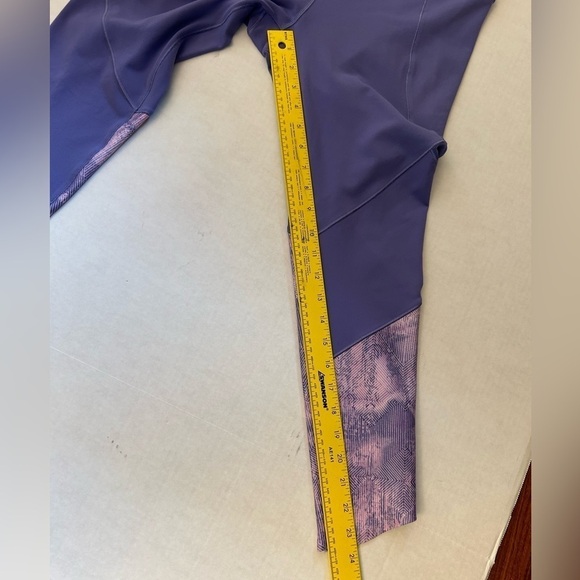 Calia Essential spliced purple Corsican periwinkle compression legging Sz-M. O6 - Picture 10 of 11